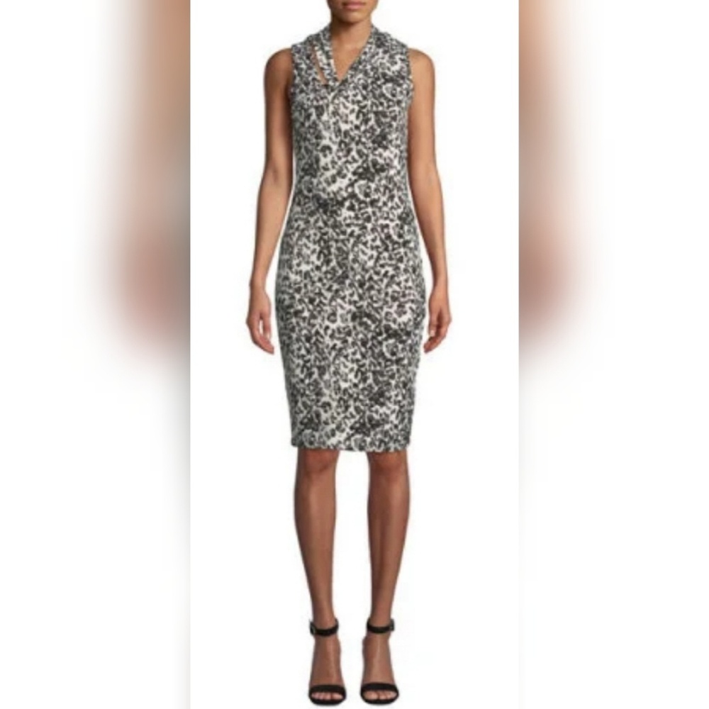 🆕️RACHEL Rachel Roy Leopard Stretch Jersey Dress